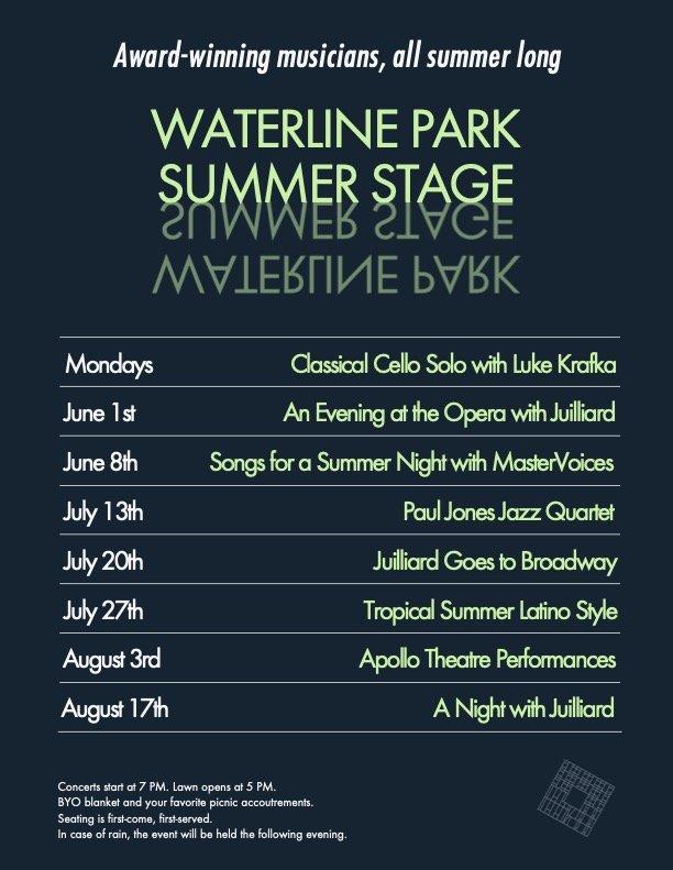 Waterline Park Summer Music Series 2022