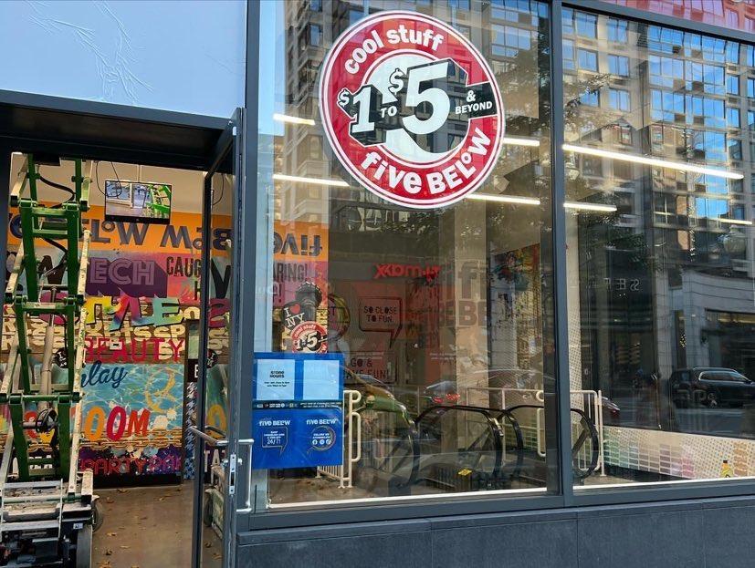 five below opens uws