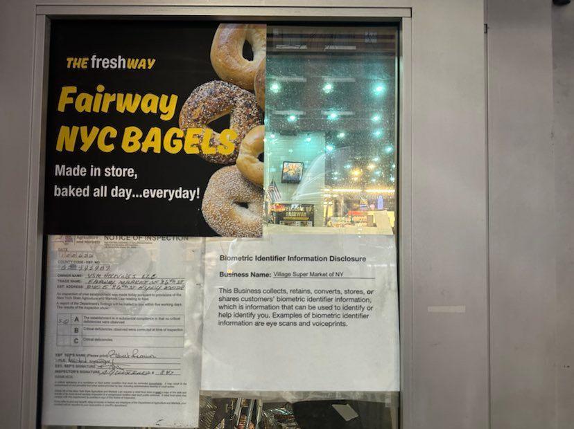 upper east side fairway facial recognition tech