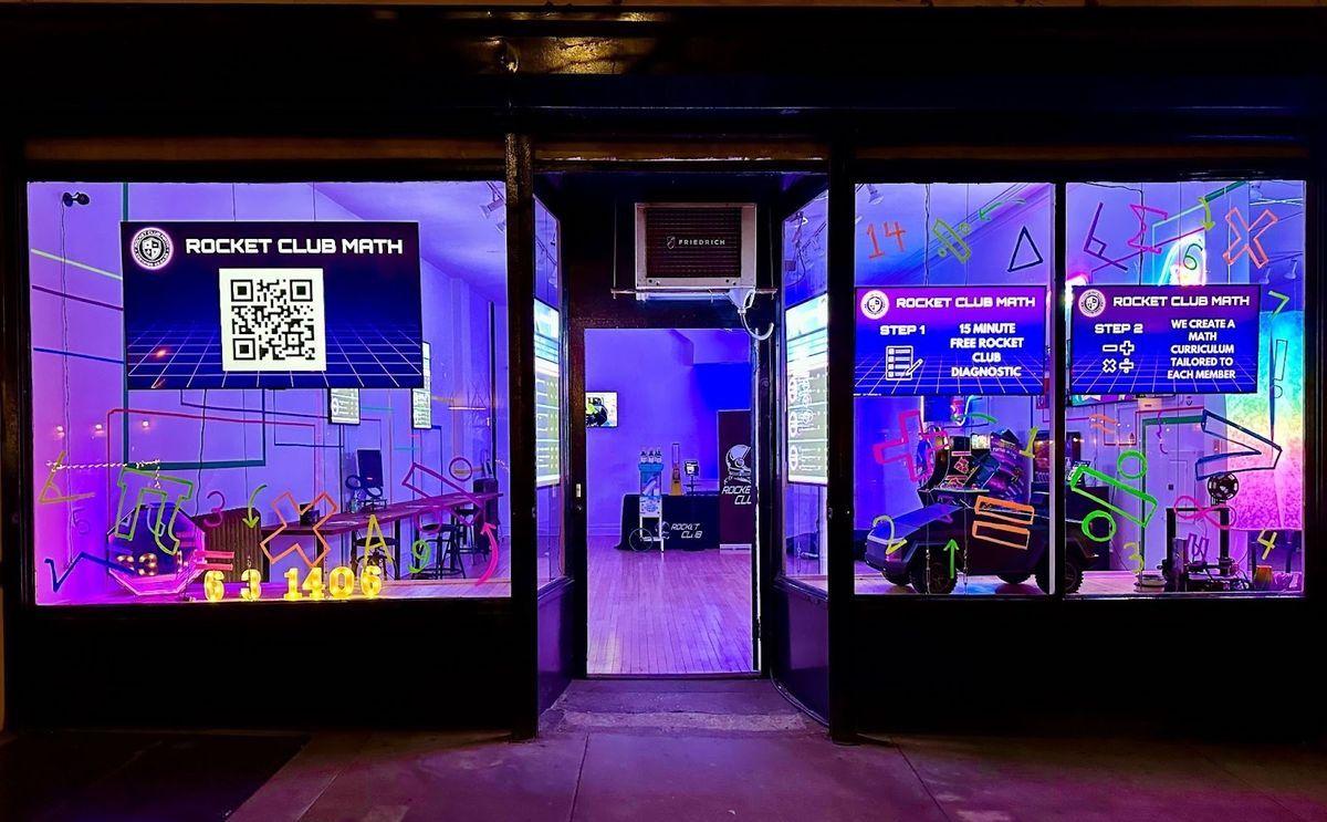 rocket club math popup
