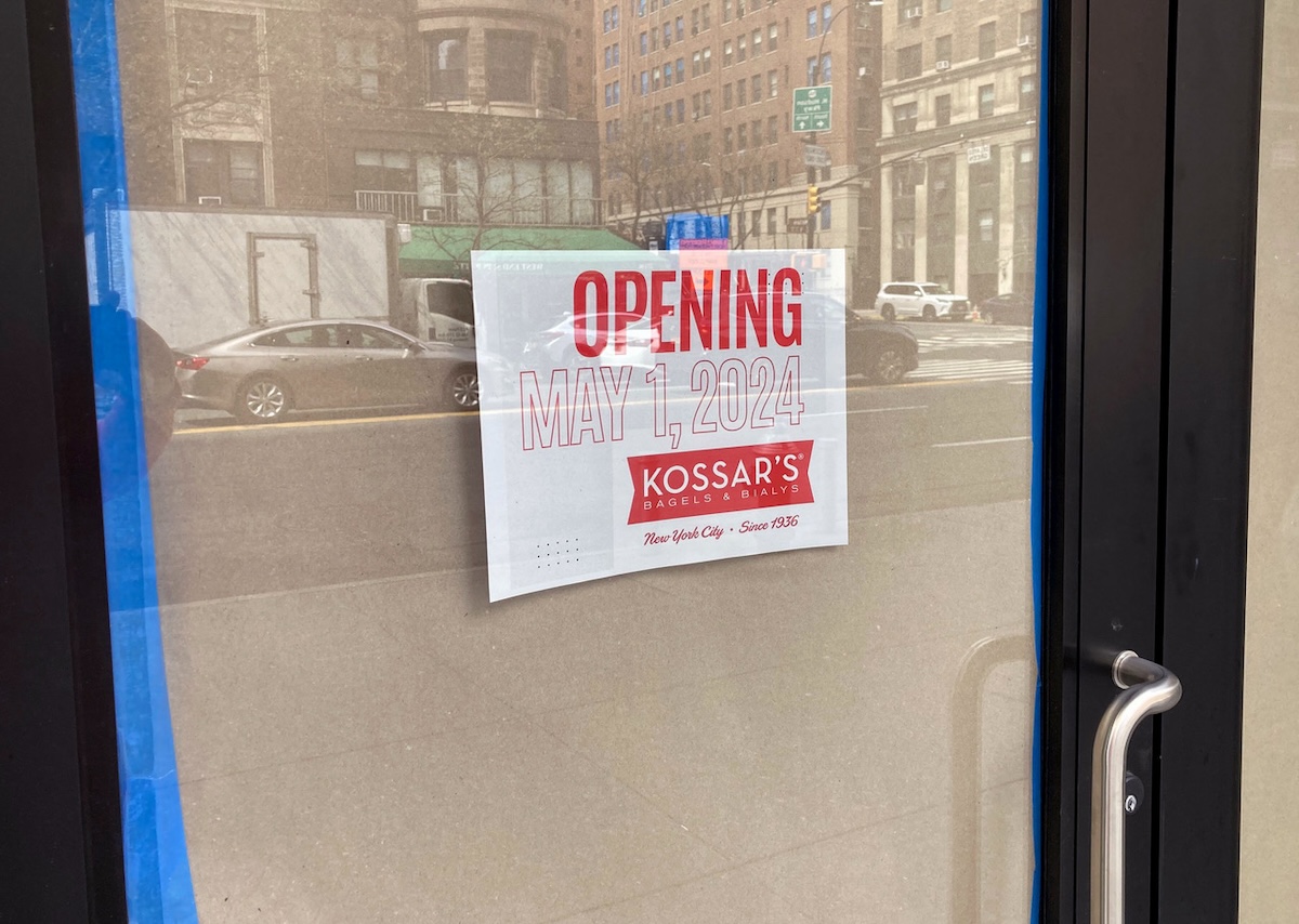 Kossars opening may 1