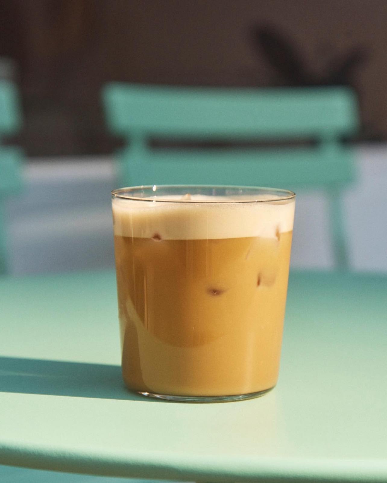 Cardamom cold brew latte
