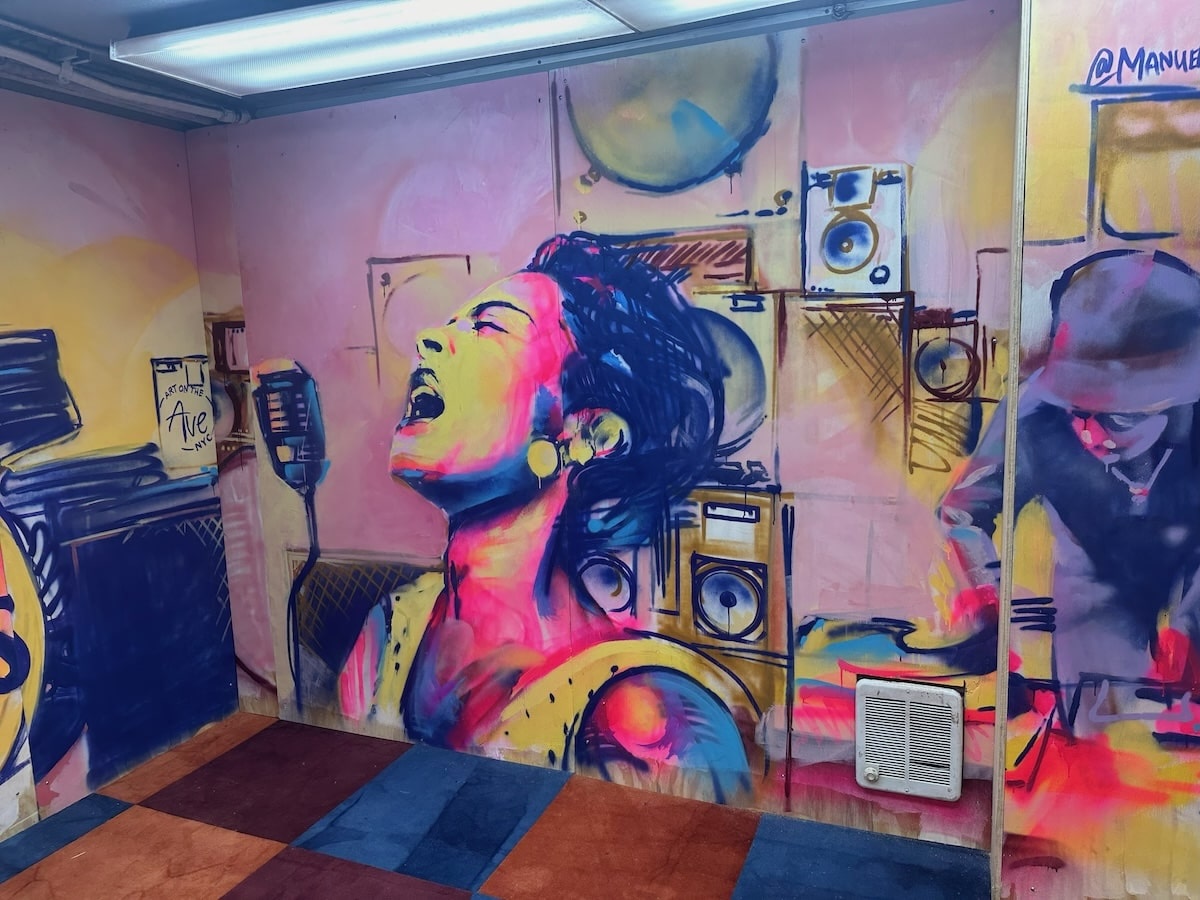 art on the ave mta Sound Booth