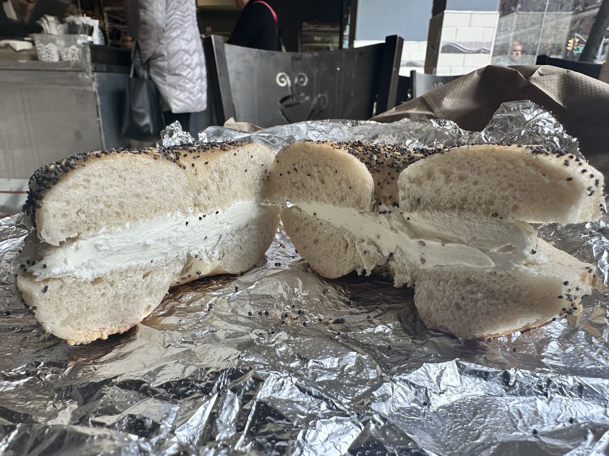 bagel talk reopens