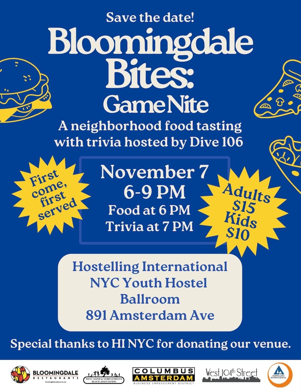 bloomingdale bites