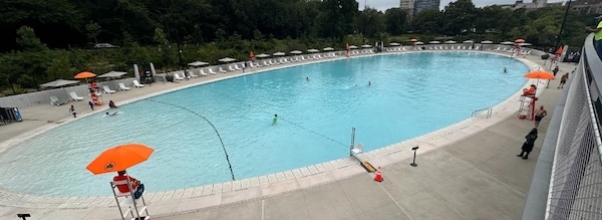 Opening Day at Central Park’s New Swimming Pool