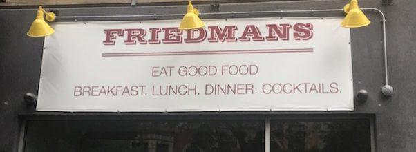 Friedmans OPEN at 130 West 72nd Street
