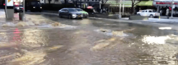 Flooded UWS Street