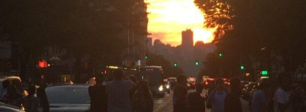 Witness Manhattanhenge!