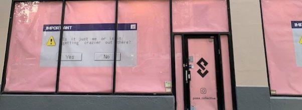 Signage Up at Pizza Collective, Opening at 2060 Broadway