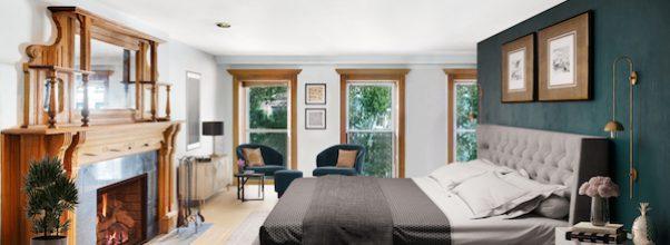 Rare Brownstone Triplex with 3 Fireplaces & Huge Deck Hits Market
