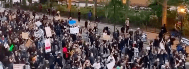 Videos of Tuesday Night Protests