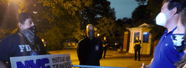 A Protest at Gracie Mansion