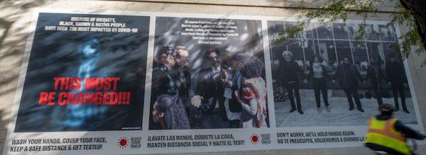 Public Art Display in Lincoln Center Raises COVID Awareness