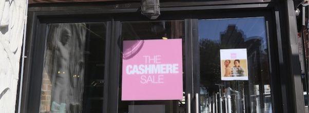 Cashmere Popup Sale at Former Oxbow Tavern
