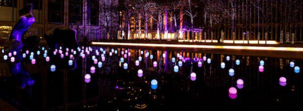 An Incredible Light Display at Lincoln Center!