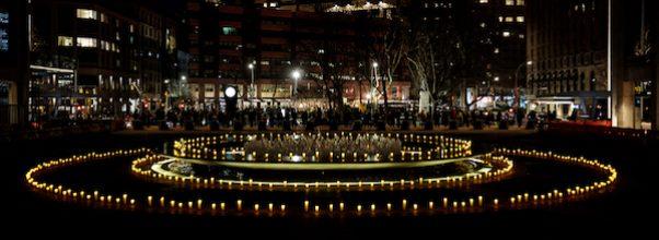 Lincoln Center Candle Lighting