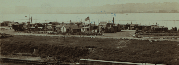 A Shanty Town Along the Hudson River
