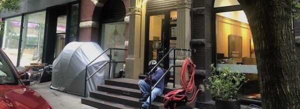 UPDATE: The “Mystery Tent” on West 67th Street is Gone