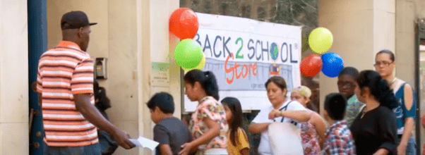 Free School Supplies at 72nd Street Popup
