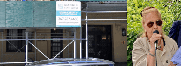 Brewer Attacks 86th Street Scaffolding