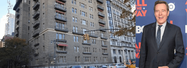 Bryan Cranston Moves to the Upper West Side