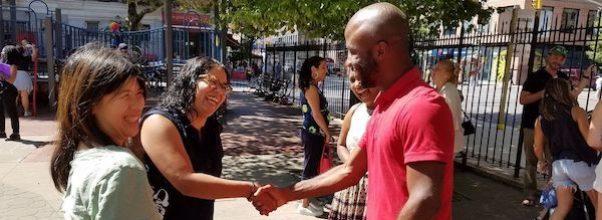 New District School Superintendent Meets Parents at UWS Playground: Says He Loves the Wagon  