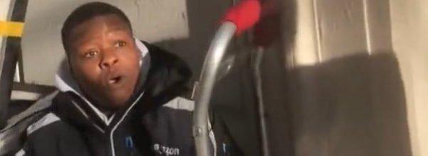 Amazon Delivery Worker Punches Resident in Face After Heated Exchange with Doorman