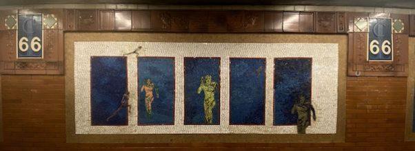 Behind the Art of the 66th Street-Lincoln Center Subway Station