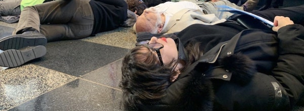 Extinction Rebellion Stages Climate Protest at AMNH
