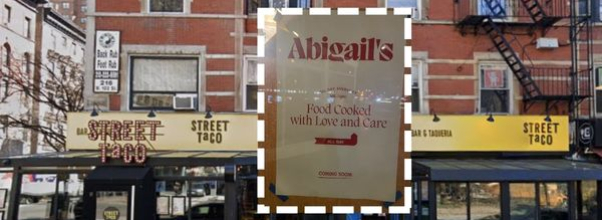 UPDATED: Street Taco to be “Replaced” by Abigail’s