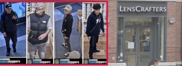 Four Suspects Steal Over $4,000 in Sunglasses from LensCrafters