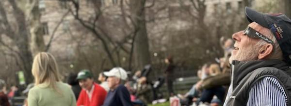 Upper West Siders Enjoy the Eclipse