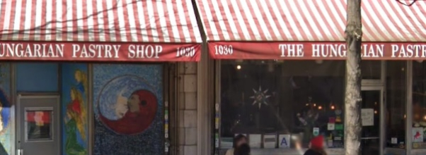 Hungarian Pastry Shop Storefront Undergoing Renovation
