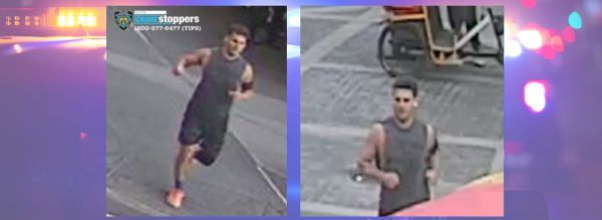 Suspect Pushes Man off Bike
