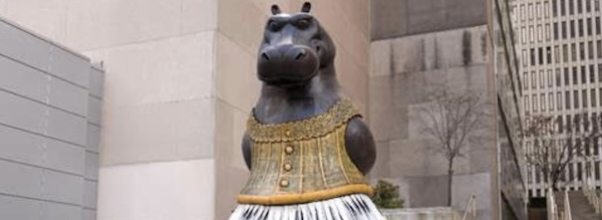 Hippo Ballerina Returns to the Upper West Side