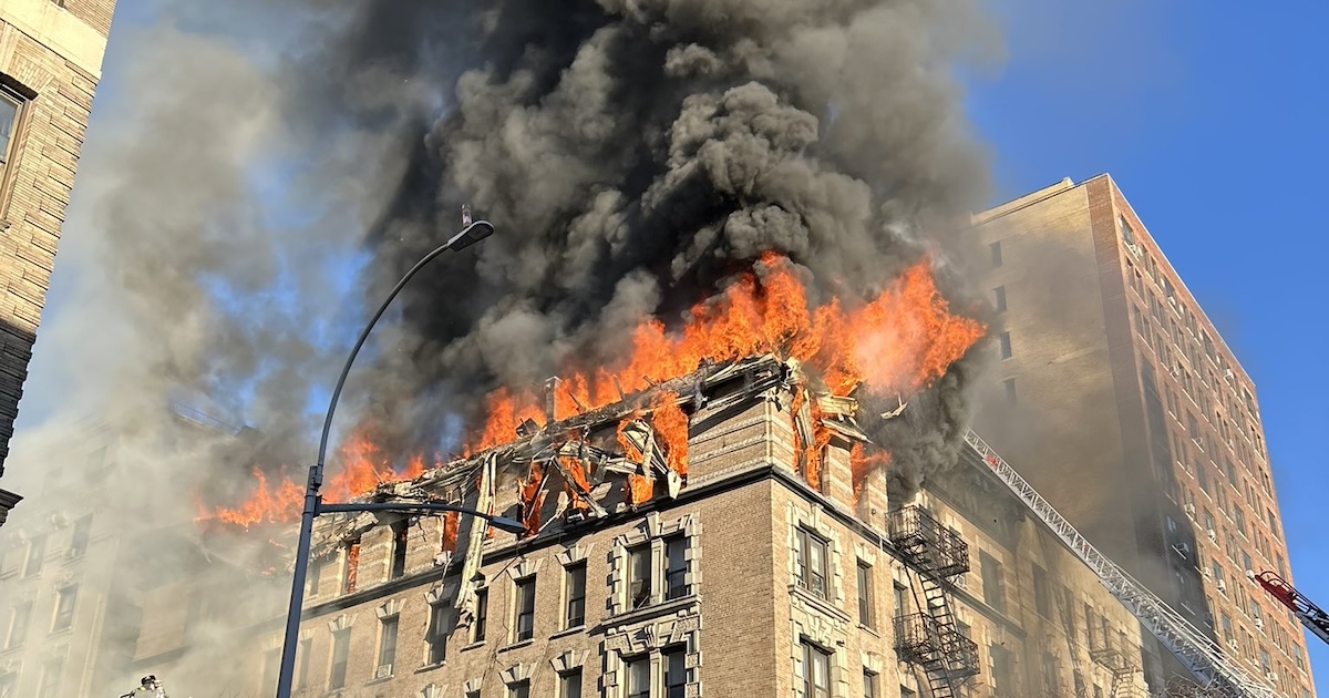 UPDATED: Massive Fire Rips Through Upper West Side Building ...