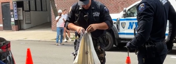 NYPD Frees a Snake Stuck in Scaffolding at UWS Construction Site